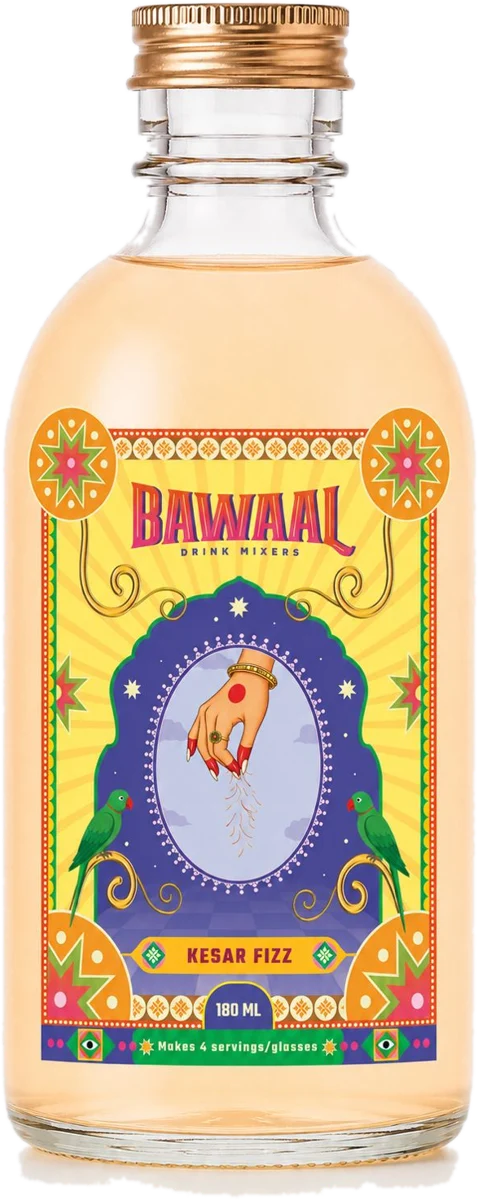 Kesar Fizz bottle